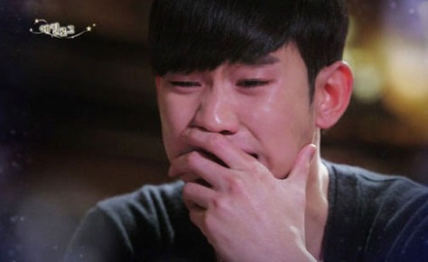 kim soo hyun tears